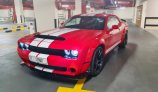 Red Dodge Challenger V8 RT Demon Widebody 2020 for rent in Dubai 4